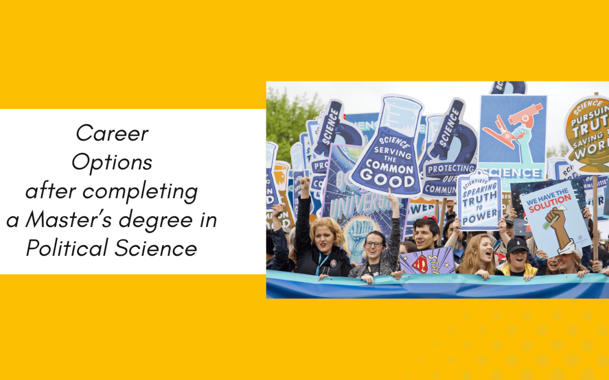 “Career Options After Completing a Master’s Degree in Political Science”